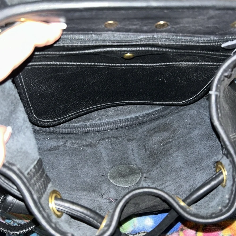 Dooney & Bourke Black Leather Backpack